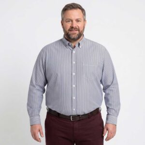 Chemise homme CASAMODA Casual Fit Bleue Rayée