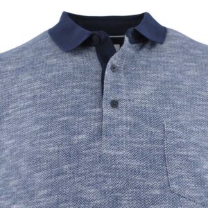 Polo manches longues Pierre Cardin chevronné