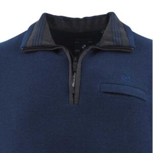 pull sweat bleu MONTE CARLO avec poche poitrine