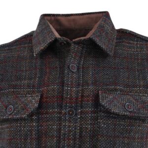 sur-chemise homme épaisse MONTE CARLO avec 2 poches à rabat