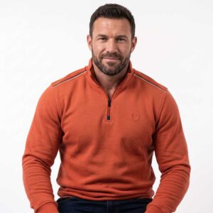 Pull sweat homme GAILDO Brique