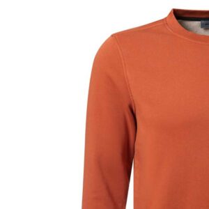 sweat homme col rond PIERRE CARDIN orange