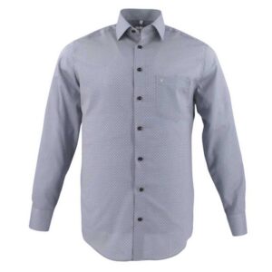 Chemise sans repassage imprimée beige MARVELIS Modern Fit