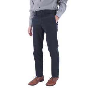 Pantalon homme coton peau de pêche LCDN bleu Arex83