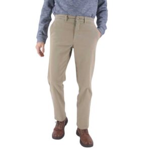Pantalon homme beige coton peau de pêche LCDN Arex83