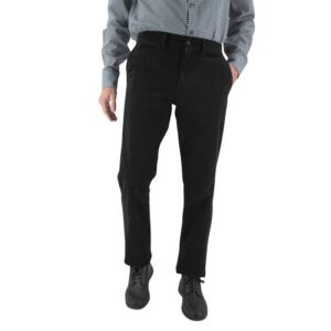 Pantalon noir coton peau de pêche LCDN Arex83