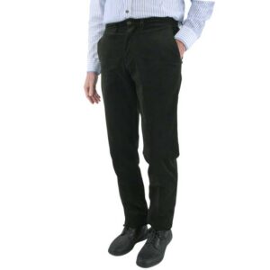 Pantalon homme velours LCDN vert kaki foncé Arol 297