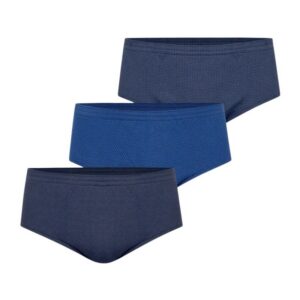 Slip homme taille haute EMINENCE 100% coton LW24 bleu