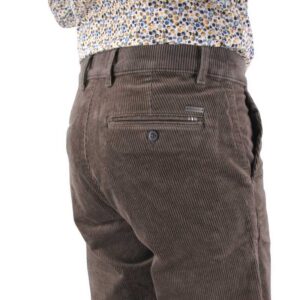 Pantalon velours côtelé homme PIERRE CARDIN marron/gris Castres 3028Pie