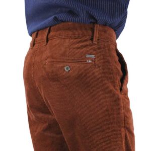 Pantalon velours côtelé homme PIERRE CARDIN rouille Castres 3028Pie