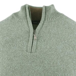 pull laine homme vert mouliné BEST GUEST modÚle James