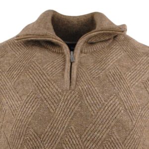 pull sweat MONTE CARLO maille coton camel