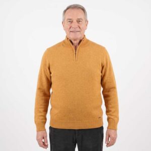 pull laine homme ocre mouliné BEST GUEST modÚle James